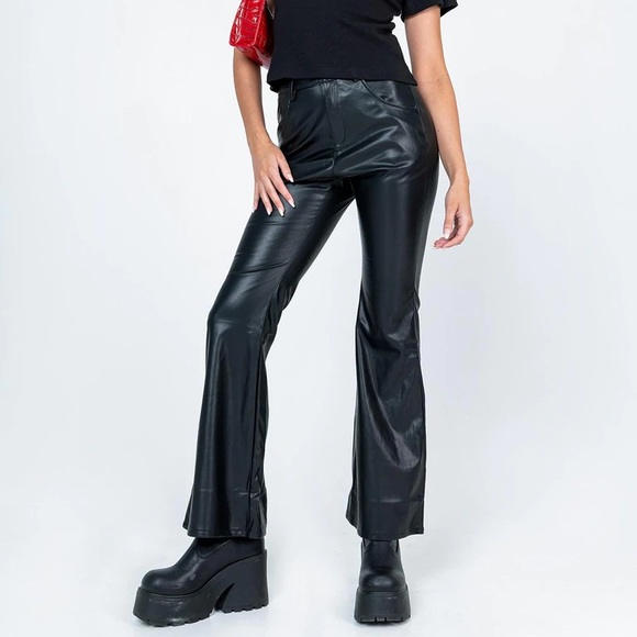 Princess Polly Jordan Pants Black NWOT - Picture 10 of 15